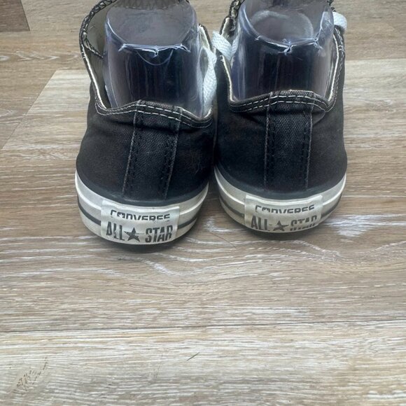 Converse Chuck Taylor All Star Black Canvas Sneakers Women's Size 9/Men's 7 - Picture 3 of 7